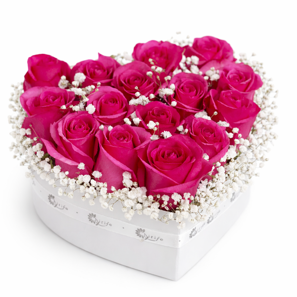 C8628 - Hot Pink Heart