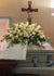 C3961 - White Funeral Casket