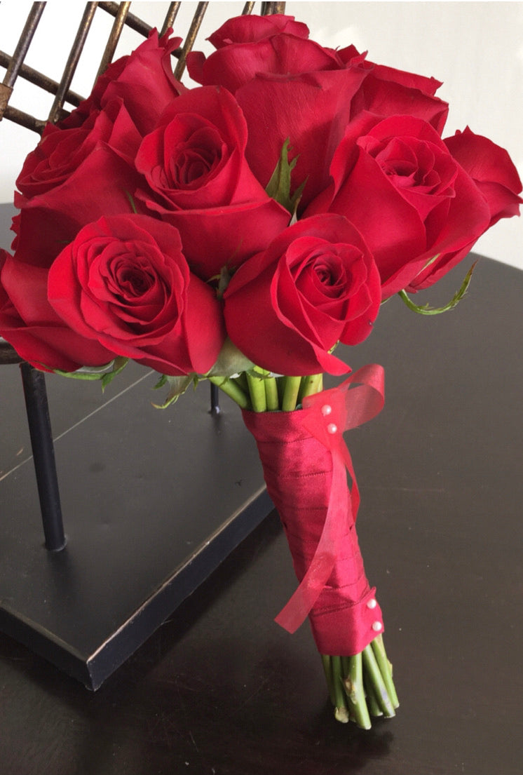 C7285 - Hand Tied Prom Bouquet