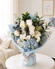 C7902 - Wrapped Flowers Bouquet