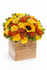 Sunset – Warm floral arrangement with fresh seasonal flowers in sunset-inspired tones, perfect for birthday gifts.