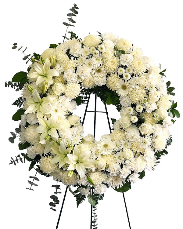 C6371 - White Wreath