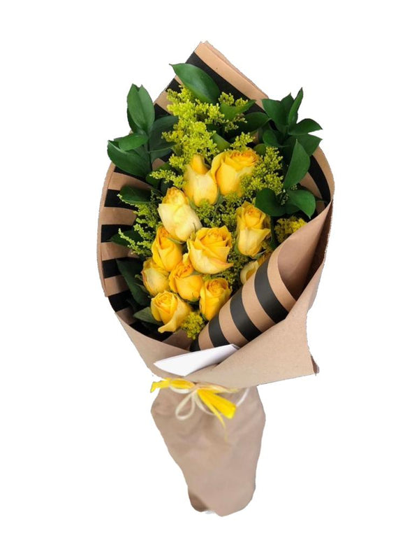 C6787 - Wrapped Flowers Bouquet
